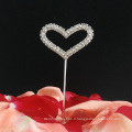 Gâteau de mariage en coeur de strass Topper Cupcake Topper Decoration